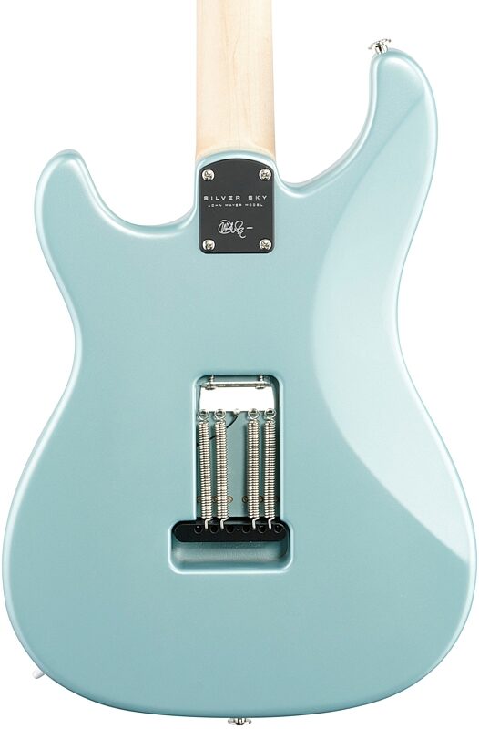 PRS Paul Reed Smith John Mayer Silver Sky Electric Guitar, Maple Fretboard (with Gig Bag), Polar Blue, Body Straight Back