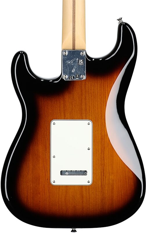 Fender Player Stratocaster Electric Guitar (Pau Ferro Fingerboard), 70th Anniversary 2-Color Sunburst, Body Straight Back