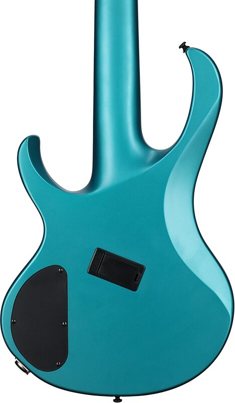 Ibanez BTB605MS Multi-Scale Bass Guitar, 5-String (with Case), Cerulean Aura, Body Straight Back