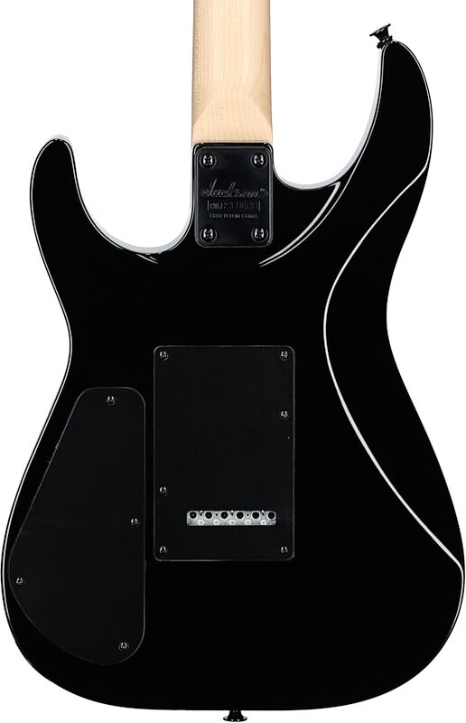 Jackson JS Series Dinky JS20 DKQ 2PT Electric Guitar, Transparent Black, Body Straight Back