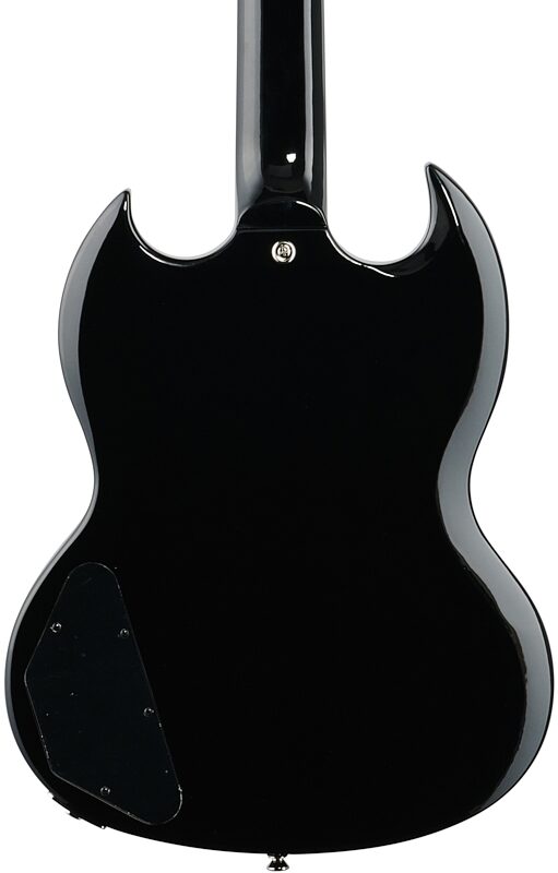 Epiphone SG Modern Figured Electric Guitar, Transparent Black Fade, Blemished, Body Straight Back