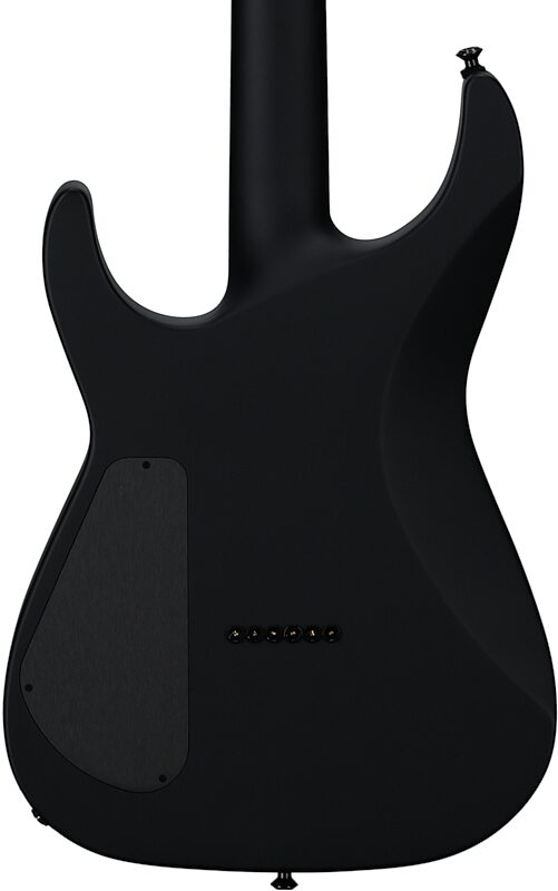 Jackson American Series Soloist SL2 DX HT Electric Guitar (with Case), Satin Black, Body Straight Back
