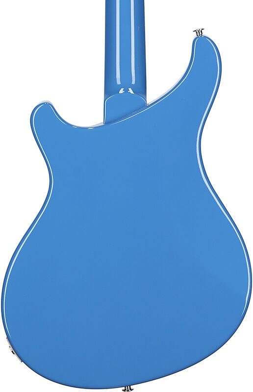 PRS Paul Reed Smith S2 Vela Semi-Hollowbody Electric Guitar (with Gig Bag), Mahi Blue, Body Straight Back