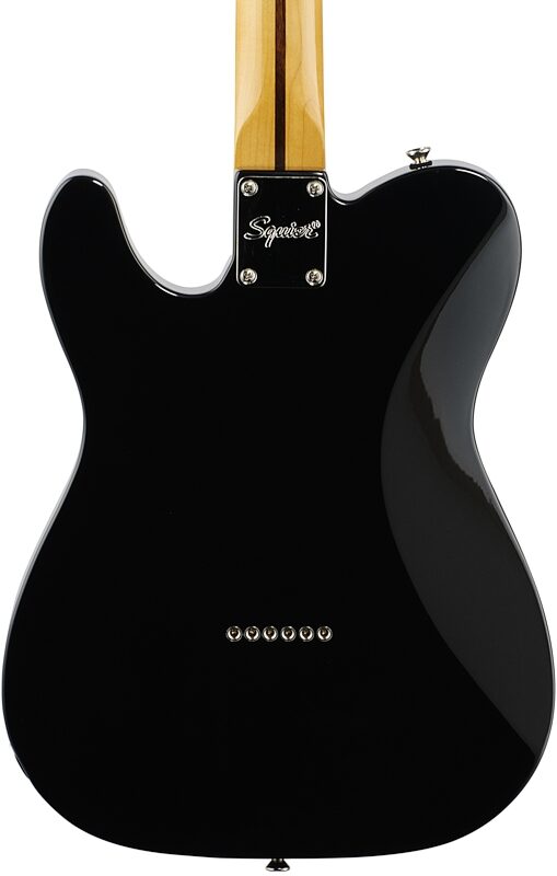 Squier Classic Vibe '70s Telecaster Deluxe Electric Guitar, with Maple Fingerboard, Black, Body Straight Back