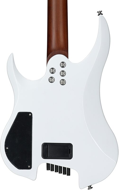 Legator Ghost 6 OD Multi-Scale Guitar, Arctic Burst, Body Straight Back