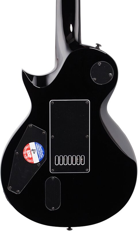 ESP LTD Eclipse EC-1007 EverTune Electric Guitar, 7-String, Black, Body Straight Back