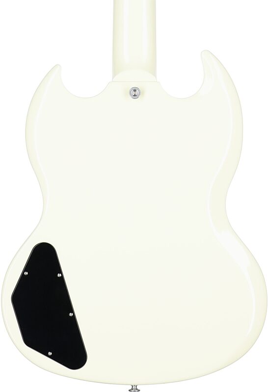 Gibson SG Standard '61 Custom Color Electric Guitar (with Case), Classic White, Body Straight Back