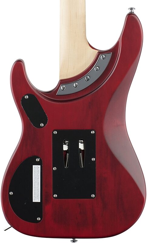 Washburn Nuno Bettancourt N24 Electric Guitar (with Gig Bag), Vintage Padauk Matte Stain, Blemished, Body Straight Back