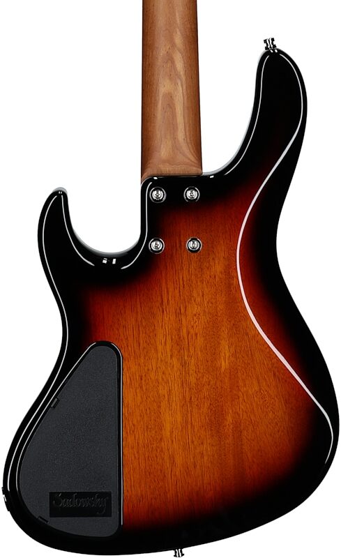 Sadowsky MetroExpress MS4 Modern Electric Bass, with Maple Fingerboard, Sunburst, Body Straight Back