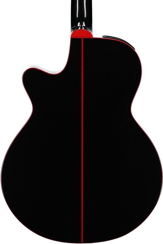 Takamine GF49CE FXC Acoustic-Electric Guitar, Cosmic Black, Body Straight Back