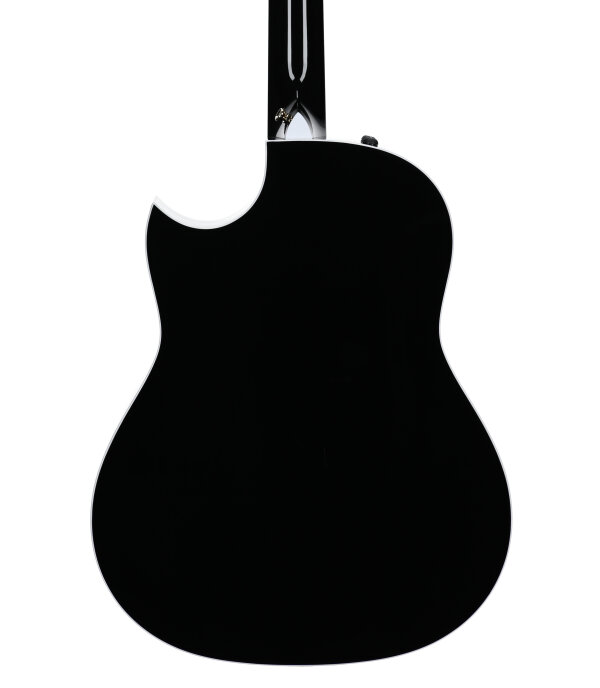 Taylor 657ce Doce Doble Grand Pacific Acoustic-Electric Guitar, 12-String (with Case), Black, Body Straight Back