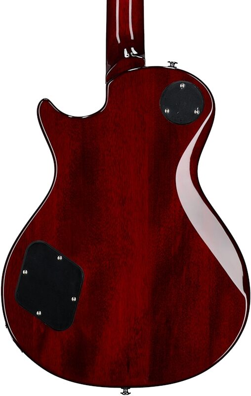 PRS Paul Reed Smith SE McCarty 594 Singlecut Electric Guitar (with Gig Bag), Vintage Cherry, Body Straight Back