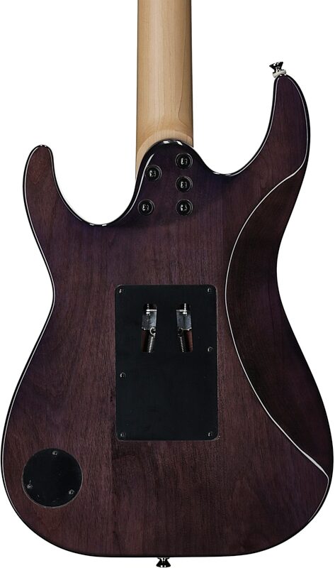 Kramer Volante Quilt HHFR Electric Guitar (with Gig Bag), Ultraviolet Burst, Body Straight Back