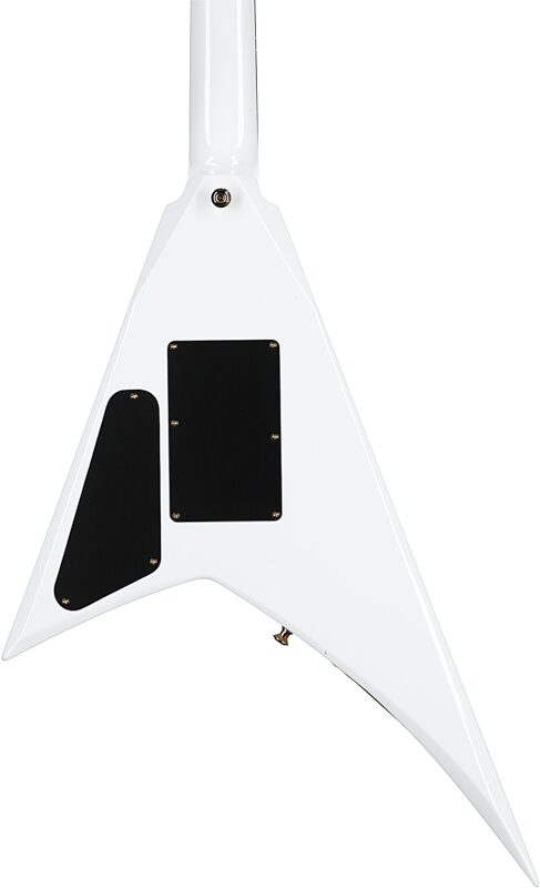 Jackson Concept Rhoads RR24 HS Electric Guitar (with Case), White with Black Pinstripes, Body Straight Back