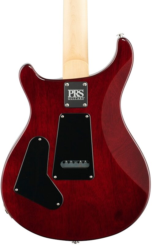 PRS Paul Reed Smith CE 24 Semi-Hollowbody Electric Guitar (with Gig Bag), Fire Red Burst, Body Straight Back