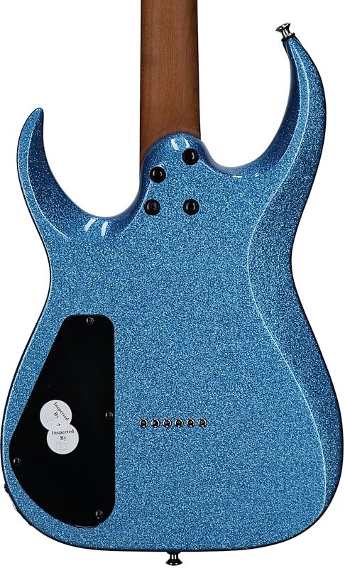 Jackson Pro Series Signature Misha Mansoor Juggernaut HT6 Electric Guitar, Caramelized Maple Fingerboard, Blue Sparkle, Body Straight Back