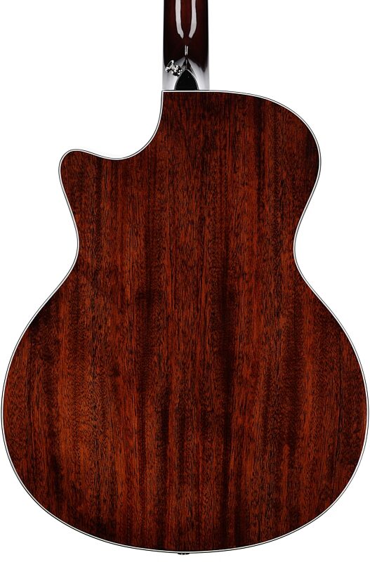 Kepma Elite Series GA2-232 Acoustic Guitar (with Gig Bag), Sunburst, Body Straight Back