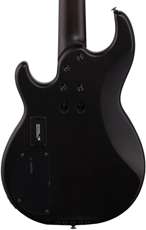 Yamaha BB735A Electric Bass Guitar, 5-String (with Gig Bag), Black, Body Straight Back