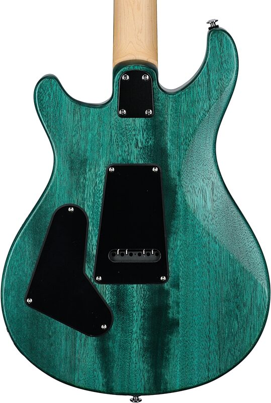 PRS Paul Reed Smith SE CE24 Standard Electric Guitar (with Gig Bag), Satin Turquoise, Body Straight Back