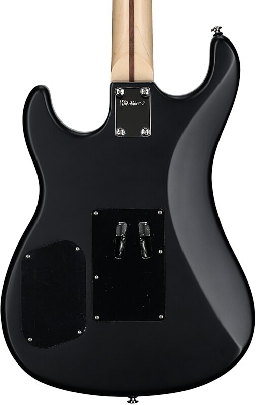 Kramer The 84 Electric Guitar (with Gig Bag), Intruder Black Satin, Body Straight Back