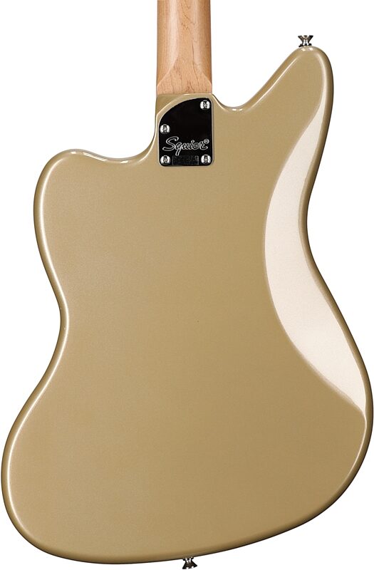 Squier Contemporary Jaguar HH ST Electric Guitar, Shoreline Gold, Body Straight Back