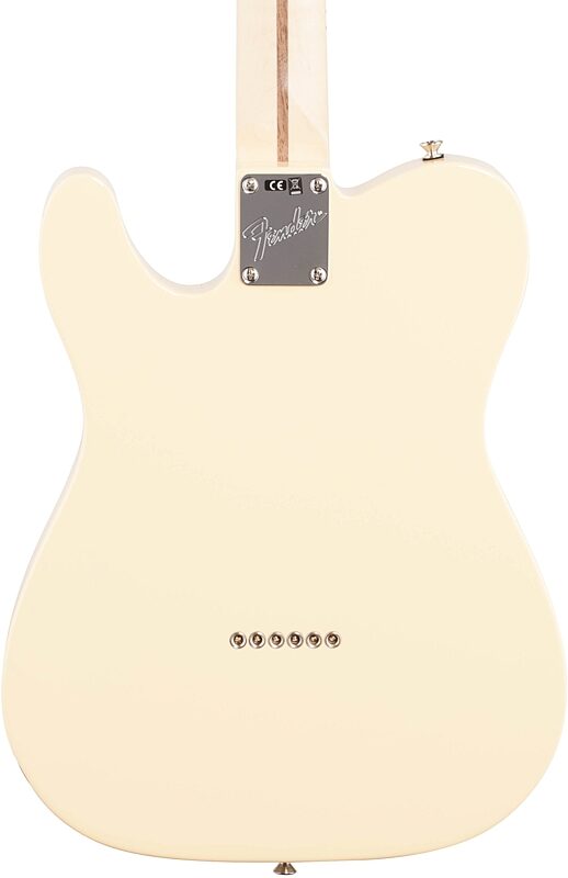 Fender American Performer Telecaster Humbucker Electric Guitar, Maple Fingerboard (with Gig Bag), Vintage White, Body Straight Back