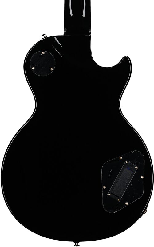 Epiphone Matt Heafy Les Paul Custom Origins Electric Guitar, Left-Handed 7-String (with Case), Ebony, Body Straight Back