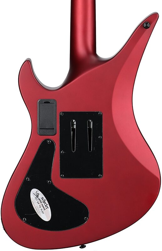 Schecter Avenger FR-S Special Edition Electric Guitar, Satin Candy Apple Red, Body Straight Back