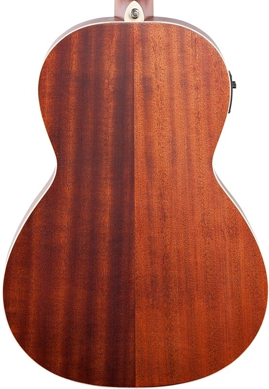 Ibanez PNB14E Performance Parlor Acoustic-Electric Bass Guitar, Open Pore Natural, Body Straight Back