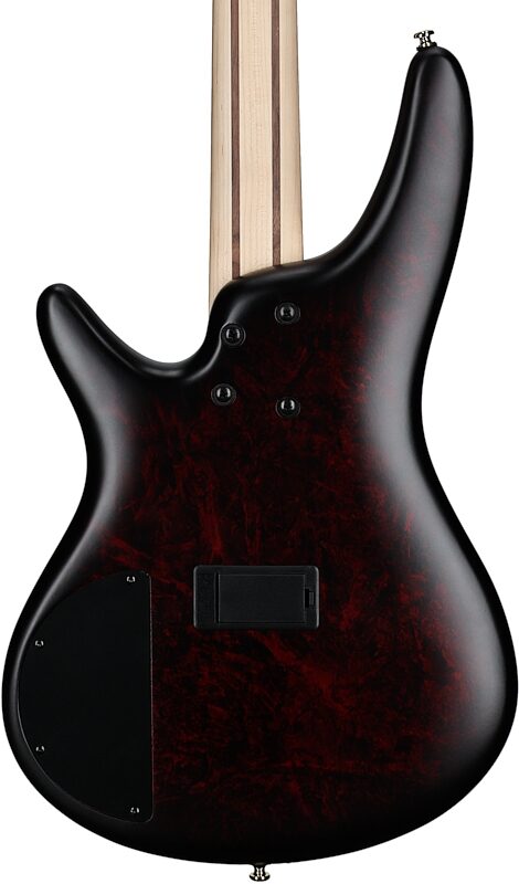 Ibanez SR300EDX Electric Bass Guitar, Wine Red Frozen Matte, Body Straight Back