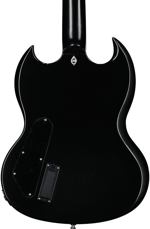 Epiphone SG Prophecy Electric Guitar, Jet Black Metallic, Body Straight Back