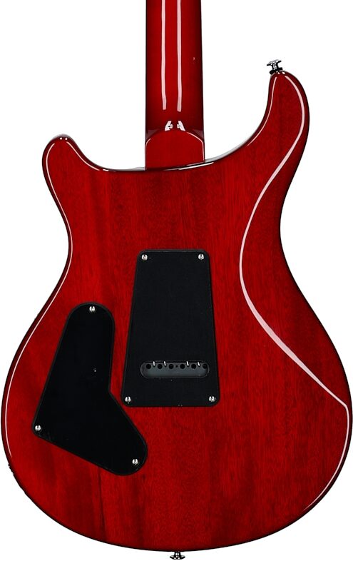 PRS Paul Reed Smith SE Custom 24-08 Electric Guitar (with Gig Bag), Charcoal Cherry Burst, Body Straight Back