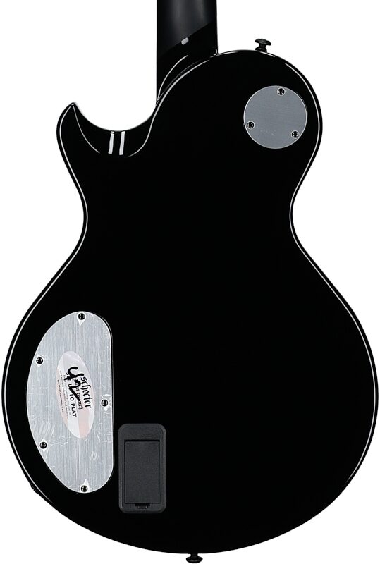 Schecter Solo II Przym Palladium Electric Guitar, Gloss Black, Body Straight Back