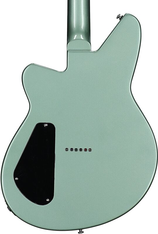 Reverend Airwave Electric Guitar, 12-String, Metallic Alpine, Body Straight Back