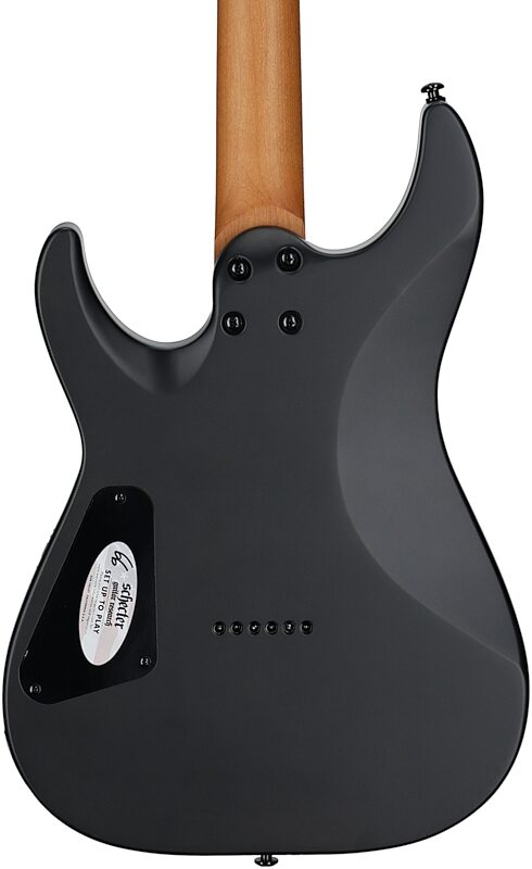Schecter C-1 Standard Electric Guitar, Charcoal Satin, Open Box (Very Good), Body Straight Back