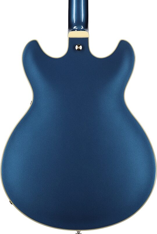 Ibanez AS73G Artcore Semi-Hollowbody Electric Guitar, Prussian Blue Metallic, Blemished, Body Straight Back
