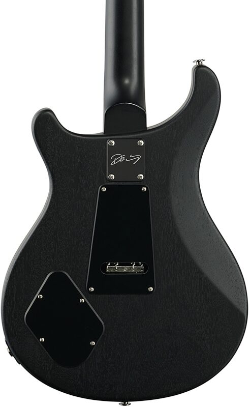 PRS Paul Reed Smith Dustie Waring CE24 Electric Guitar, with Floyd Rose (with Gig Bag), Gray Black, Body Straight Back