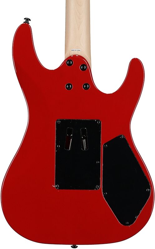 Kramer Striker HSS Electric Guitar, Maple Fingerboard (Left-Handed), Jumper Red, Body Straight Back