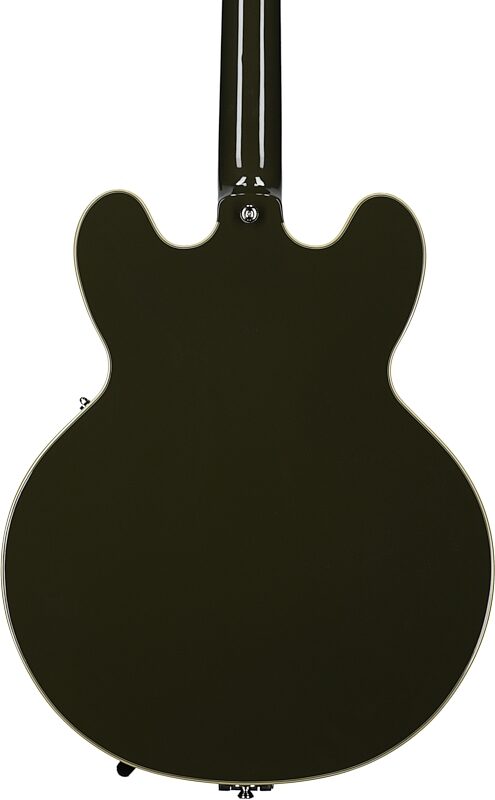 Epiphone Exclusive Shinichi Ubukata ES-355 Custom Electric Guitar (with Case), Olive Drab, Blemished, Body Straight Back
