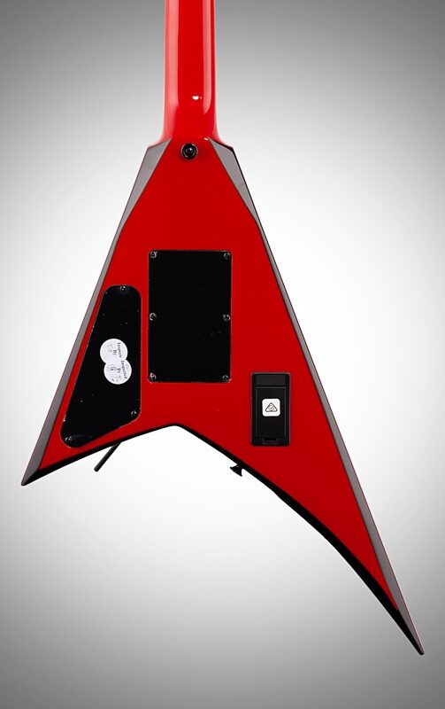 Jackson X Series Rhoads RRX24 Electric Guitar, with Laurel Fingerboard, Red with Black Bevel, Body Straight Back