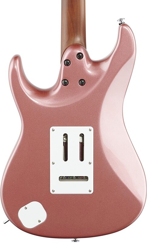 Ibanez AZ2204 Prestige Electric Guitar (with Case), Rose Metallic, Body Straight Back