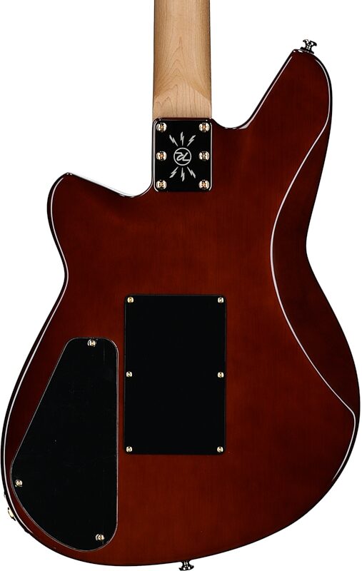 Reverend Kingbolt RA Electric Guitar, Flame Maple, Body Straight Back