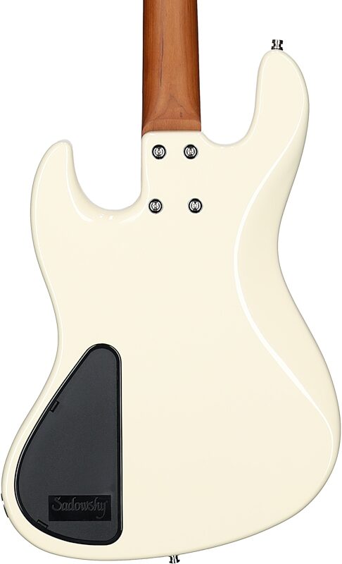 Sadowsky MetroExpress MV4 Electric Bass, with Maple Fingerboard, White, Body Straight Back