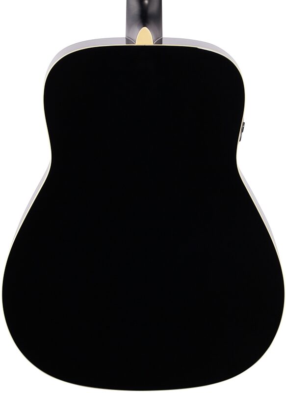 Yamaha FG-TA Dreadnought TransAcoustic Acoustic-Electric Guitar, Black, Body Straight Back