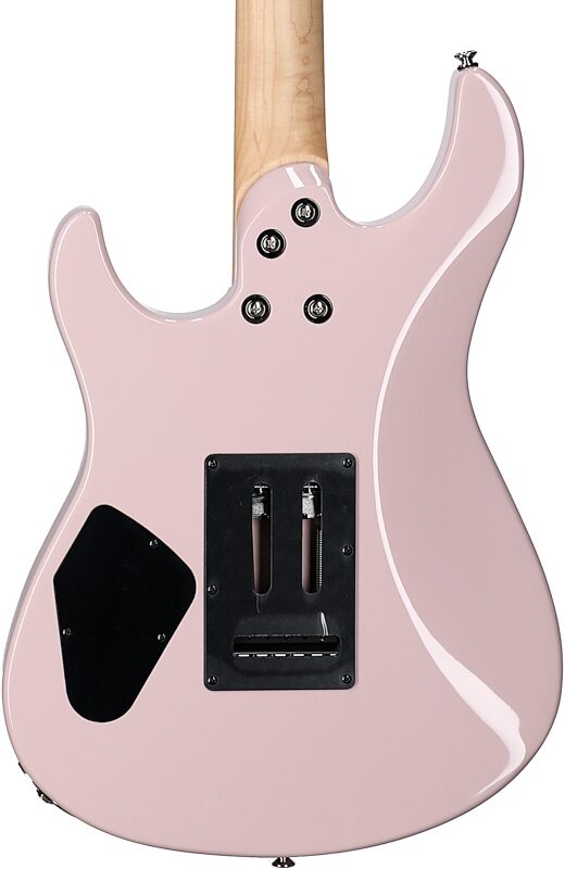 Yamaha Pacifica Standard Plus PACS+12M Electric Guitar, Maple Fingerboard (with Gig Bag), Ash Pink, Body Straight Back