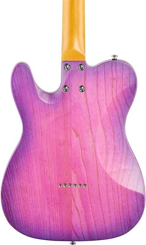 Schecter PT Special Electric Guitar, Purple Burst Pearl, Body Straight Back