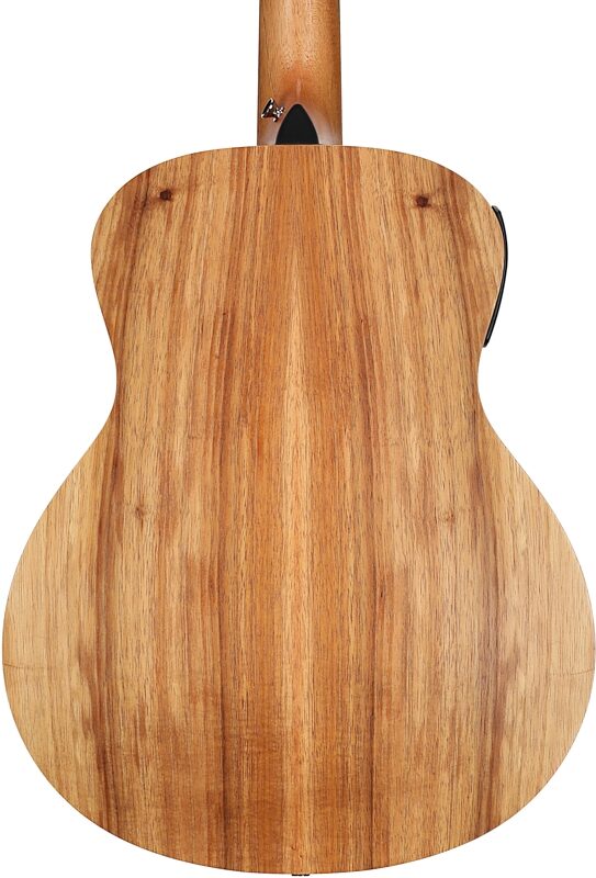 Taylor GS Mini-e Koa Acoustic-Electric Guitar (with Gig Bag), New, Body Straight Back