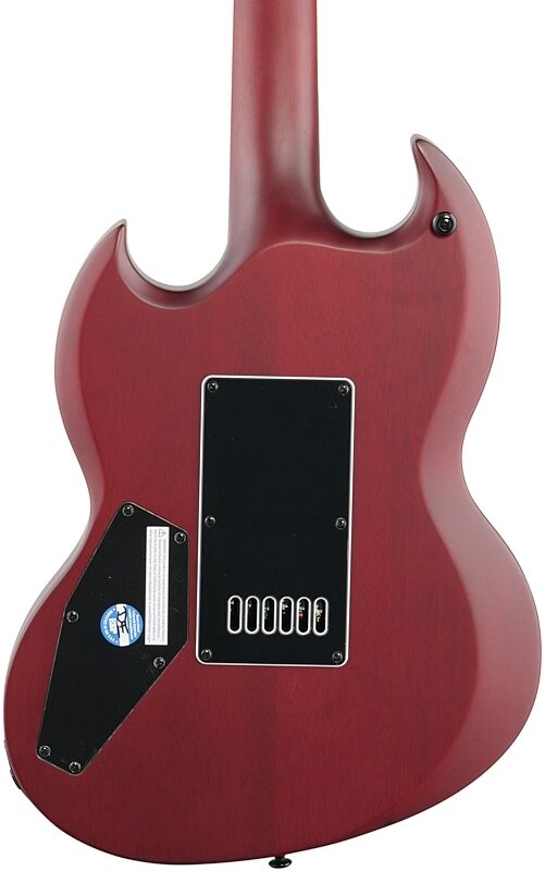 ESP LTD Viper 1000 Evertune Electric Guitar, See-Thru Black Cherry, Body Straight Back