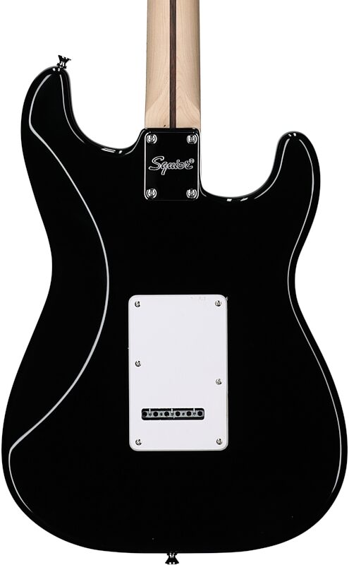 Squier Sonic Stratocaster Electric Guitar, Left-Handed, Black, Body Straight Back