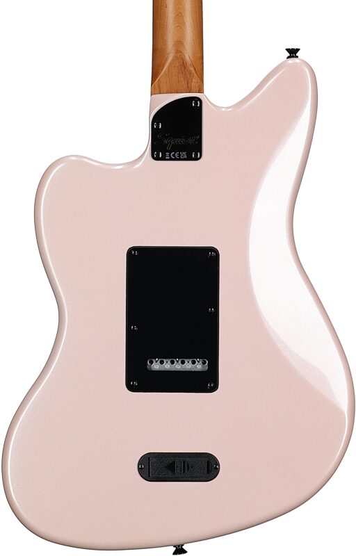 Squier Contemporary Active Jazzmaster HH Electric Guitar, with Laurel Fingerboard, Shell Pink, Body Straight Back